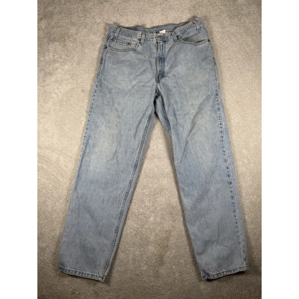 Vintage Levi's 550 Jeans‎ Made in USA 38x32 Relaxed Fit Dad Men's Red Tab Y2K 00